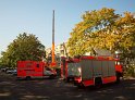 Einsatz BF Koeln Hoehenretter Koeln Stammheim Georg Beyerstr P079